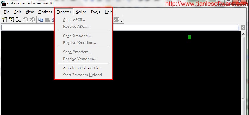 SecureCRT 工具 上传下载数据 与 ASCII、Xmodem、Ymodem 、Zmodem 说明第1张